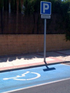 Aparcamiento de discapacitados